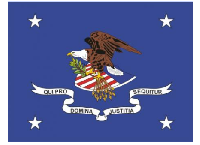 Флаг министерства (департамента) юстиции США 90Х135 см