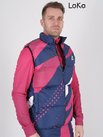 Жилет Морган Лайт с подкладом из лебяжьего пуха унисекс, с полной запечаткой Жилет Морган Лайт с подкладом из лебяжьего пуха унисекс, с полной запечаткой