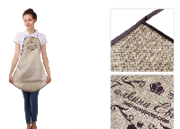 Фартук Аппетит Смайл с круглым низом, с полной запечаткой