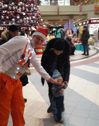 ОБИ Лифлетинг с мандаринами