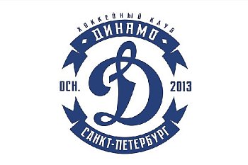 Флаг хоккейного клуба Динамо Санкт-Петербург