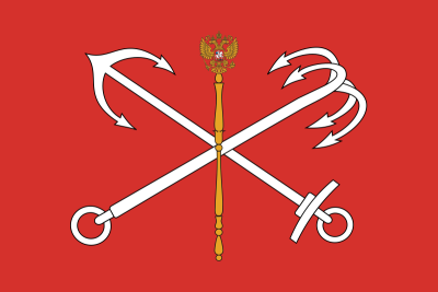 Флаг Санкт-Петербурга 90х135 см
