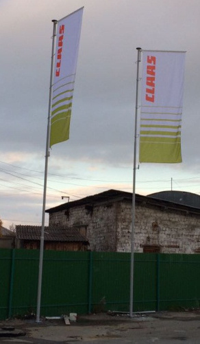 Флагшток уличный стационарный секционный Nordwerk БАННЕР 16 метров