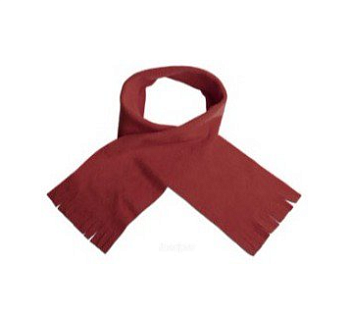 Шарф флисовый двухслойный детский 10х90 см, однотонный Шарф флисовый двухслойный детский 10х90 см, однотонный